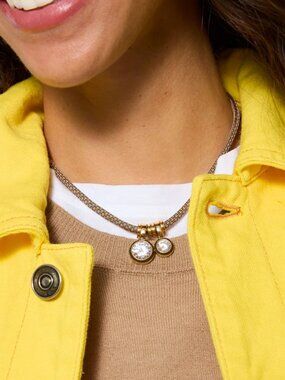 Roxanne Assoulin The Cubic Double Drop Cord Necklace